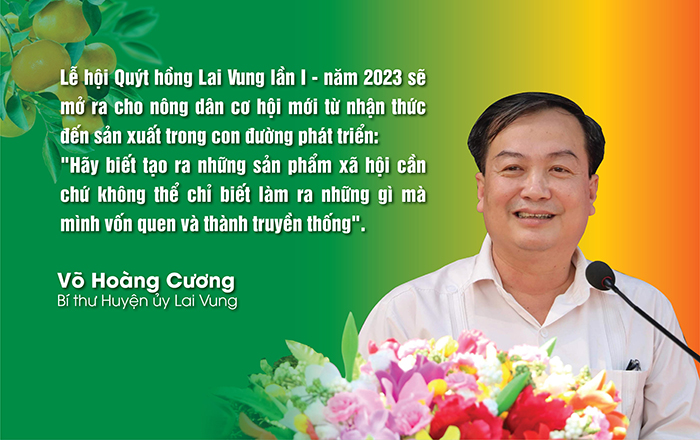 Lễ hội Quýt hồng Lai Vung lần I: Khát vọng vươn lên