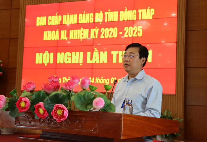 Đảng bộ tỉnh Đồng Tháp khai mạc Hội nghị lần thứ 11